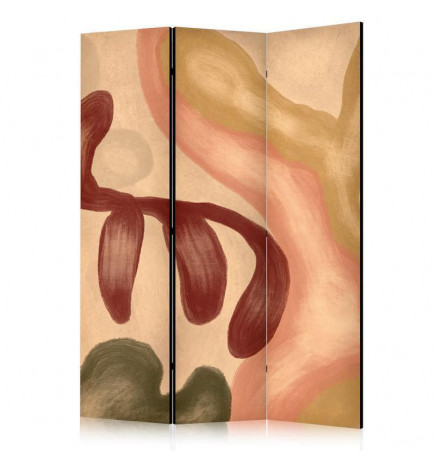 Sermi - Worn Figures - Shapes in Lime Wash Technique in Warm Colors