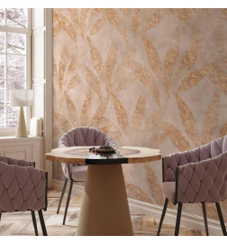 Wall Mural - Leaves and Gold