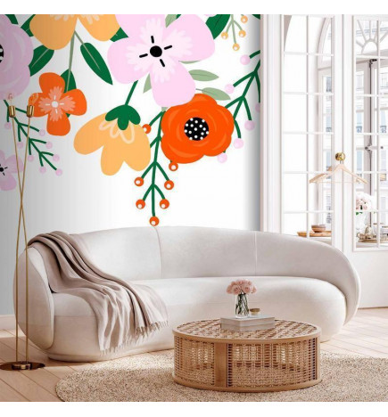 Carta da parati - Colorful Bloom - First Variant