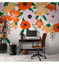 Mural de parede - Colorful Bloom - First Variant
