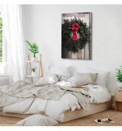 Tablou - Christmas Wreath (1 Part) Vertical