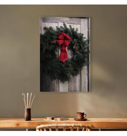 Tablou - Christmas Wreath (1 Part) Vertical