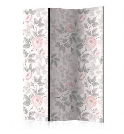 3-teiliges Paravent - Watercolor Roses [Room Dividers]