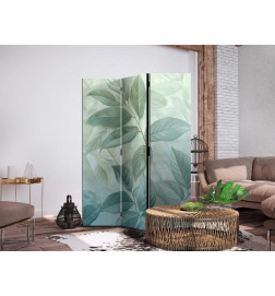 Paravento - Large Leaves in Green-Mint Shades - Botanical Motif