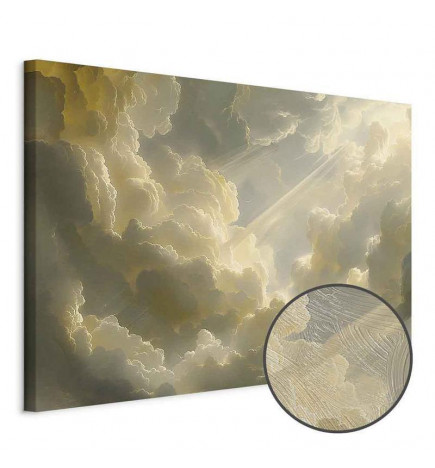 Quadro - Enchanting Play of Colors Against a Backdrop of Clouds