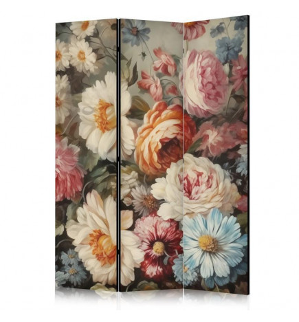 Vouwscherm - Scent of Nature - Beautiful Garden Flowers in Pastel Colors