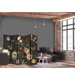 Sermi - Mysterious Garden - Butterflies Flying Over Flowers - Rustic Evening