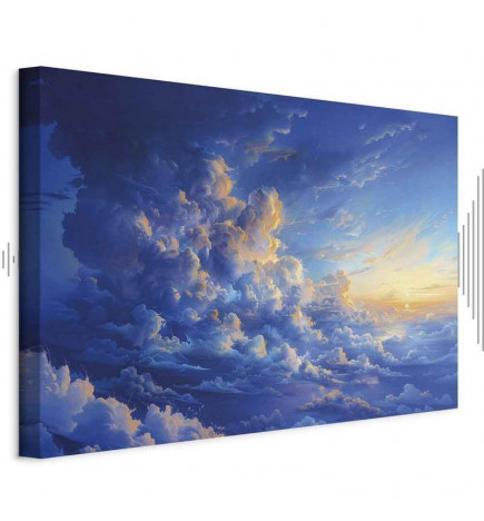 Schilderij - When the Sky Becomes a Canvas: Artistic Creation of Nature in the Clouds