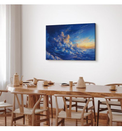 Canvas Print - When the Sky Becomes a Canvas: Artistic Creation of Nature in the Clouds