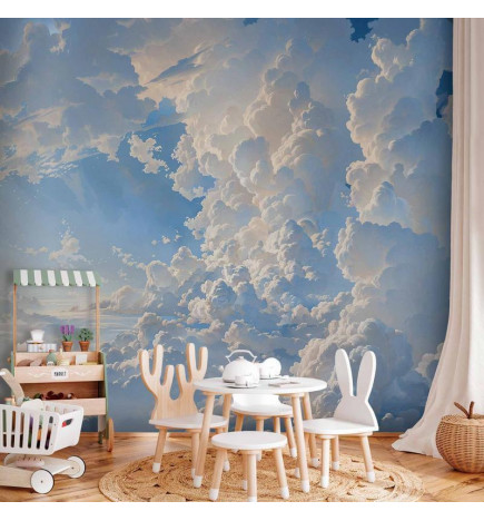 Fototapet - The Sun Revealing the Secrets of the Clouds: Spectacular Images in the Sky