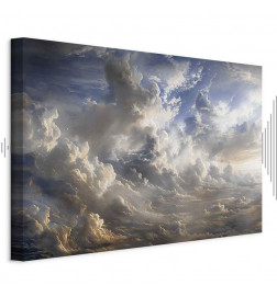 Paveikslas - Golden Reflections on Clouds Foretelling Dusk