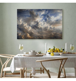 Slika - Golden Reflections on Clouds Foretelling Dusk