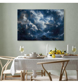 Paveikslas - Astronomical Wonders: Clouds and Stars in Harmonious Combination