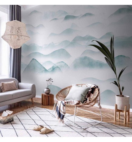 Mural de parede - Mountains in the Fog