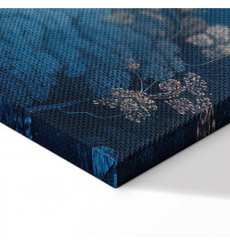 Tableau - Landscape with Trees in Illustrative Style Fairy-Tale Blue Forest