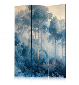 Aizslietnis - Landscape With Trees in Illustration Style Fairy Blue Forest