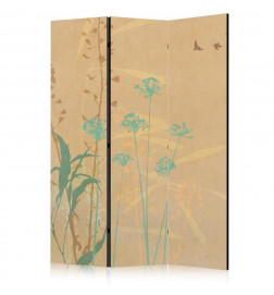 Pertvara - Tiny Bird - Colorful Grasses in Golden Shades of Sunset