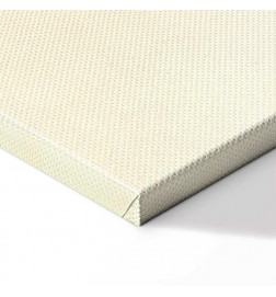 Cuadro - Bright Night - Moon Accompanied by Many Stars on a Light Background