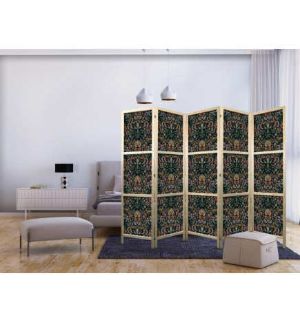Japoniška kambario pertvara - Retro Vintage Intricate and Rich Pattern in Victorian Style