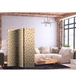 Sermi - Drawn Pattern in Spots and Dots in Shades of Orange and Ecru