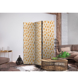 Pertvara - Drawn Pattern in Spots and Dots in Shades of Orange and Ecru