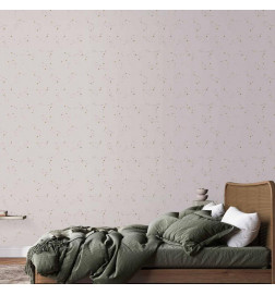 Tappezzeria murale - Star Map - Delicate Constellations in Warm Shades