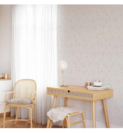 Tappezzeria murale - Star Map - Delicate Constellations in Warm Shades