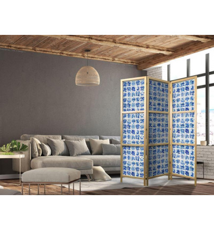 Paravan japonez - Ceramic Tiles - Traditional Portuguese Blue Tiles Azulejos