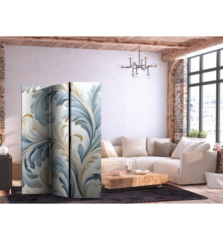 Pertvara - Baroque Ornaments in Light Creamy Blue Colors