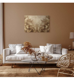 Seinapilt - Carved Baroque Ornaments Rich Composition in Sepia Colors