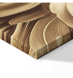 Paveikslas - Carved Baroque Ornaments Rich Composition in Sepia Colors