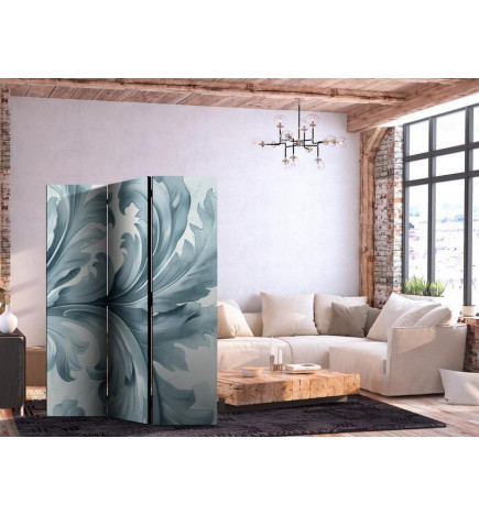 Sirm - Stone Baroque Ornaments in Light Shades of Gray and Blue