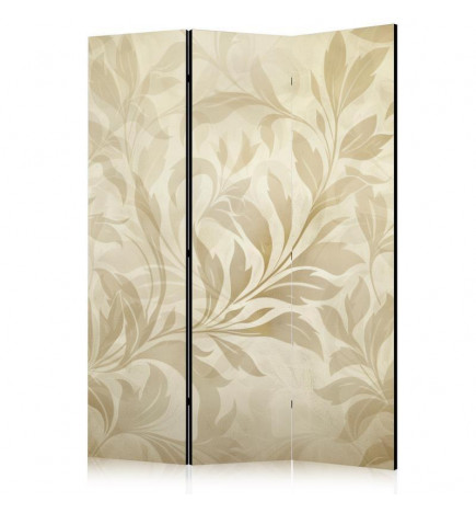 Sirm - Botanical Motif with Leaves and Vines in Sandy Colors