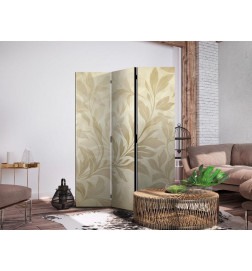Paravento - Botanical Motif with Leaves and Vines in Sandy Colors