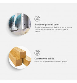 Paravan - Botanical Motif with Leaves and Vines in Sandy Colors