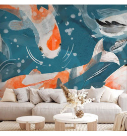 Mural de parede - Koi Fishes - Second Variant