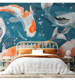 Foto tapete - Koi Fishes - Second Variant