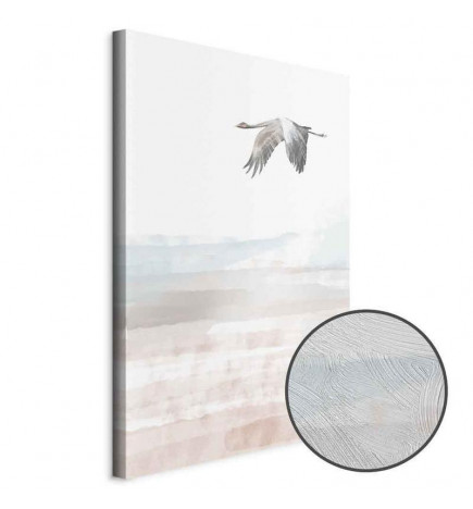 Canvas Print - Cranes Flight (1 Part) Vertical