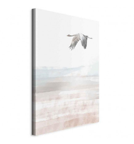 Canvas Print - Cranes Flight (1 Part) Vertical