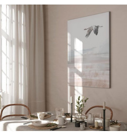 Canvas Print - Cranes Flight (1 Part) Vertical