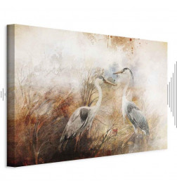 Cuadro - Herons on the Hunt (1 Part) Wide