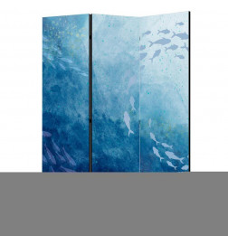 Paravan - Schools of Fish - Luminous Clusters of Fish in Blue Hues Amidst the Sea Depths