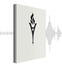 Tablou - Torch Shaped Like an Inverted Eiffel Tower