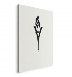 Tableau - Torch Shaped Like an Inverted Eiffel Tower