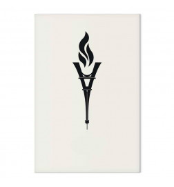 Seinapilt - Torch Shaped Like an Inverted Eiffel Tower