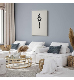 Canvas Print - Torch Shaped Like an Inverted Eiffel Tower