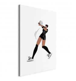 Taulu - Female Volleyball Player Illustration