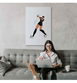 Tableau - Female Volleyball Player Illustration