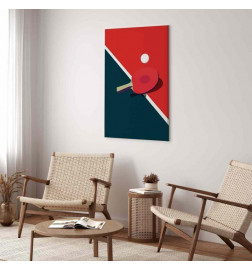 Tablou - Table Tennis - Racket and Ball on the Table
