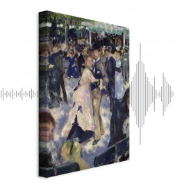 Cuadro - Pierre-Auguste Renoir – Le Moulin de la Galette, detail of the dancers
